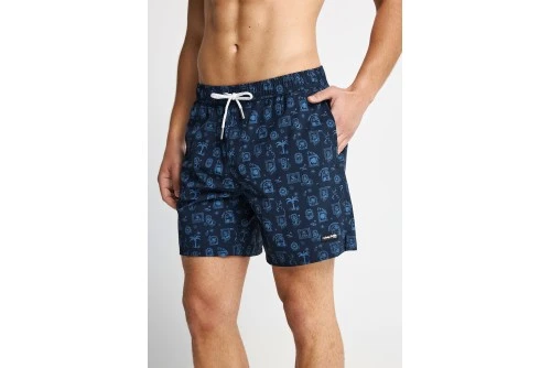 Funky Buddha Μαγιό Σορτς Ανδρικό (FBM013-007-16-NAVY)