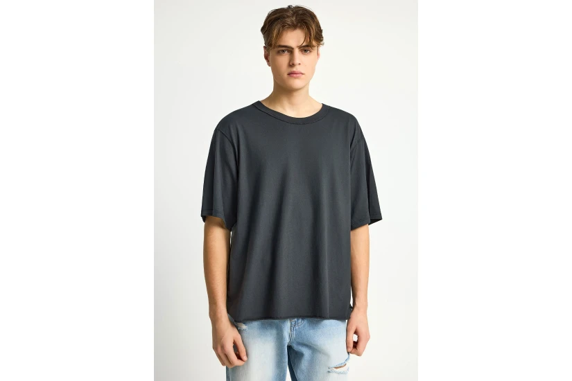 Funky Buddha The Essentials Ανδρικό Κοντομάνικο T-Shirt Μαύρο