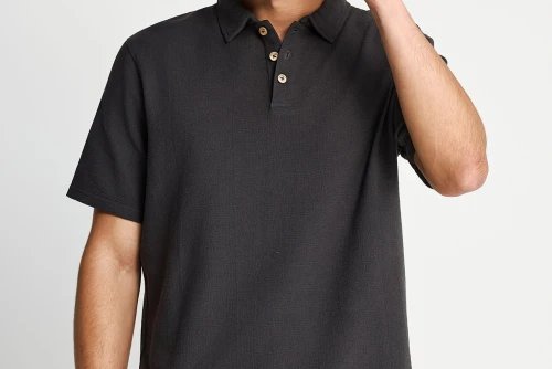 Funky Buddha Polo Ανδρικό (FBM013-008-11-ANTHRACITE)