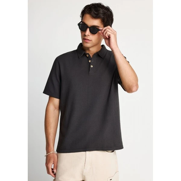 Funky Buddha Polo Ανδρικό (FBM013-008-11-ANTHRACITE)