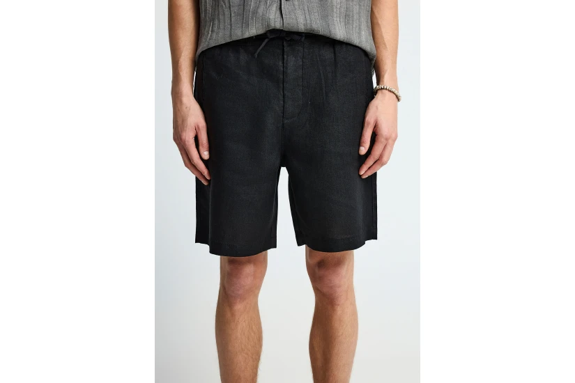 Funky Buddha Ανδρική Βερμούδα Chino Μαύρη