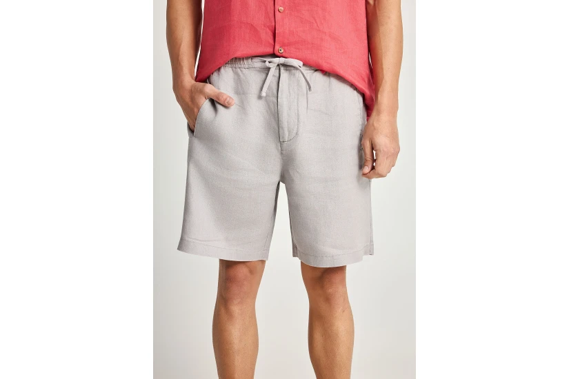 Funky Buddha Ανδρική Βερμούδα Chino Γκρι