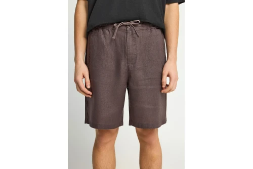 Funky Buddha Linen Βερμούδα Chino Ανδρική (FBM013-009-03-MOON-MIST)