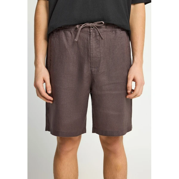 Funky Buddha Linen Βερμούδα Chino Ανδρική (FBM013-009-03-MOON-MIST)