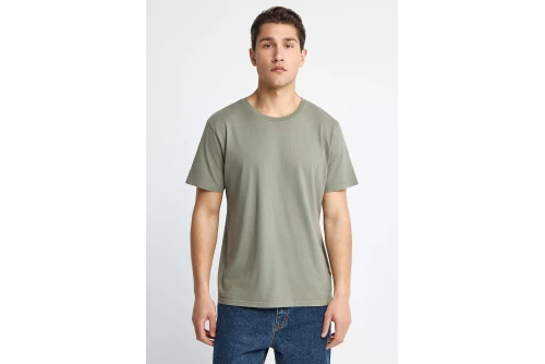 Funky Buddha The Essentials Cotton T-Shirt Ανδρικό (FBM013-010-04-DEEP-FOREST)