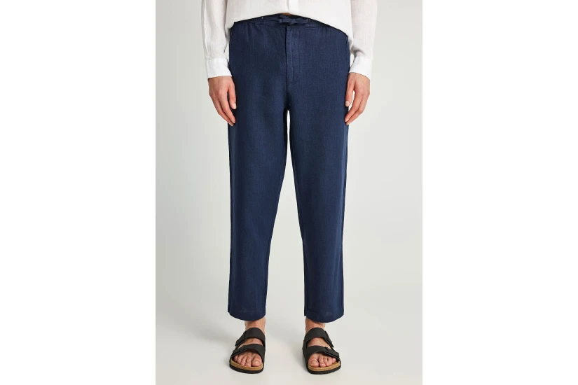Funky Buddha Ανδρικό Παντελόνι Chino Μπλε Σκούρο