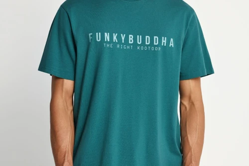 Funky Buddha Print T-Shirt Ανδρικό (FBM013-011-04-MEDITERRANEA)