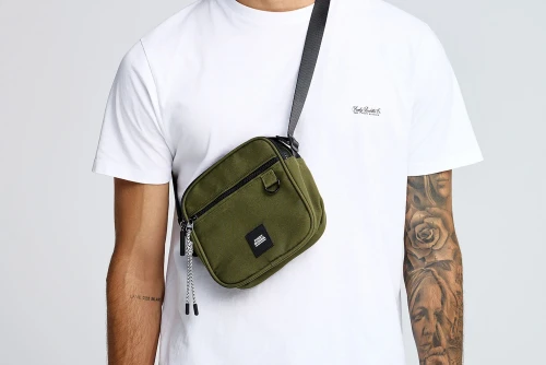 Funky Buddha Τσαντάκι Χιαστί - Ώμου (FBM013-013-10-KHAKI)