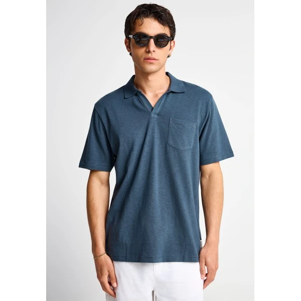 Funky Buddha The Basics Polo Ανδρικό (FBM013-013-11-DK-GREY)