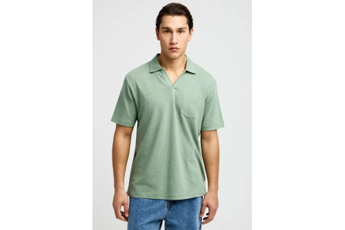 Funky Buddha The Basics Polo Ανδρικό (FBM013-013-11-SAGE-GREEN)