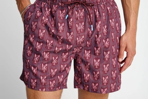 Funky Buddha Μαγιό Σορτς Ανδρικό (FBM013-016-16-BURGUNDY)