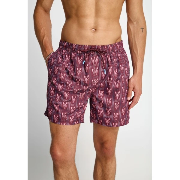 Funky Buddha Μαγιό Σορτς Ανδρικό (FBM013-016-16-BURGUNDY)