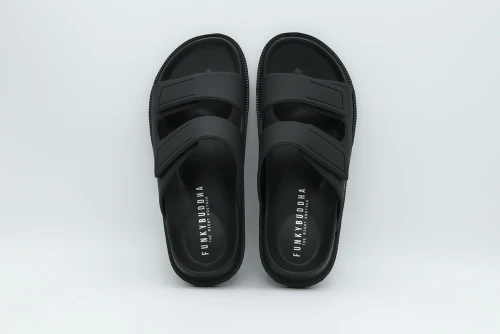 Funky Buddha Σανδάλια (FBM013-021-08-BLACK)