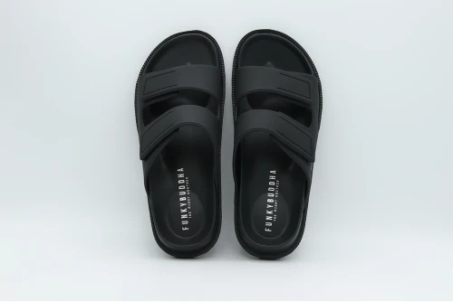 Funky Buddha Σανδάλια (FBM013-021-08-BLACK)