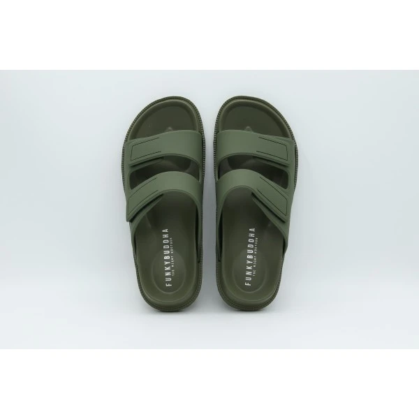 Funky Buddha Σανδάλια (FBM013-021-08-KHAKI)