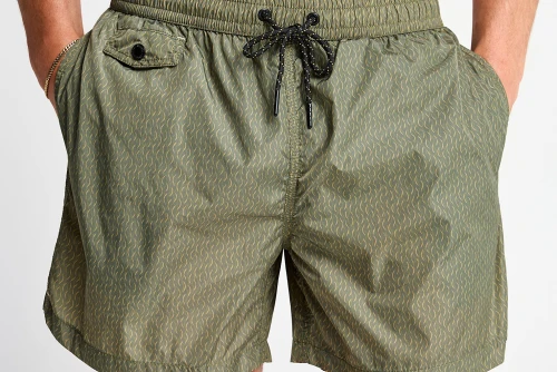 Funky Buddha Μαγιό Σορτς Ανδρικό (FBM013-024-16-OLIVE)