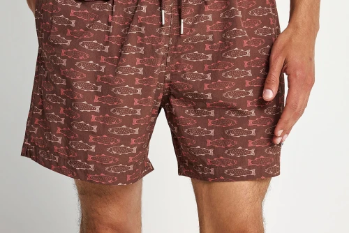 Funky Buddha Μαγιό Σορτς Ανδρικό (FBM013-029-16-BRUNETTE)