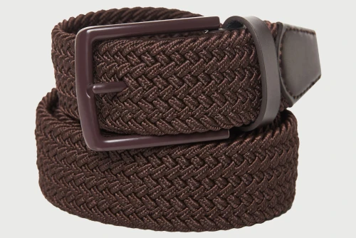 Funky Buddha Canvas Ζώνη Casual (FBM013-031-10-BROWN)