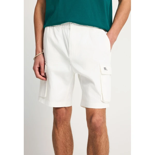 Funky Buddha Βερμούδα Cargo Ανδρική (FBM013-032-03-OFF-WHITE)