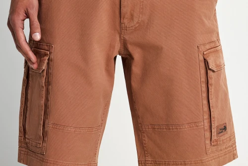 Funky Buddha Ανδρική Βερμούδα Cargo (FBM013-033-03-MOCHA-MOUSSE)