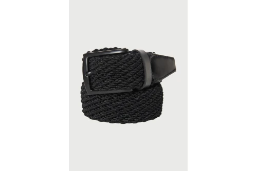Funky Buddha Canvas Ζώνη Casual (FBM013-033-10-BLACK)