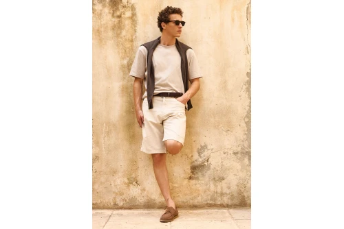 Funky Buddha Ανδρική Βερμούδα Cargo (FBM013-035-03-CLOUD-CREAM)