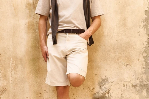 Funky Buddha Ανδρική Βερμούδα Cargo (FBM013-035-03-CLOUD-CREAM)