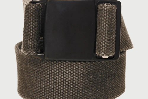 Funky Buddha Canvas Ζώνη Casual (FBM013-037-10-OLIVE)