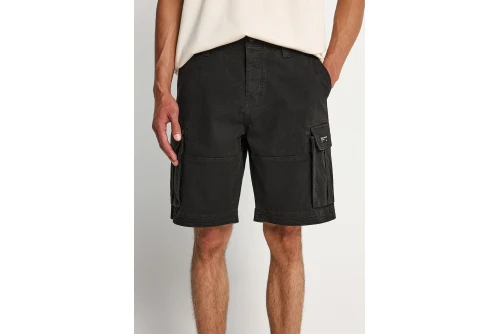Funky Buddha Ανδρική Βερμούδα Cargo (FBM013-038-03-BLACK)