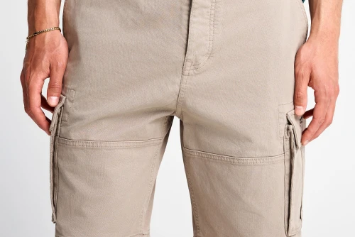 Funky Buddha Ανδρική Βερμούδα Cargo (FBM013-038-03-GREIGE)