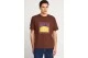 Funky Buddha Ανδρικό Κοντομάνικο T-Shirt Καφέ