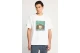Funky Buddha Ανδρικό Κοντομάνικο T-Shirt Εκρού