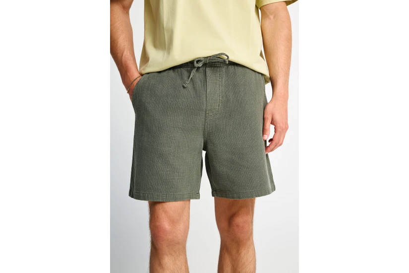 Funky Buddha Ανδρική Βερμούδα Chino Χακί