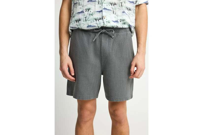 Funky Buddha Ανδρική Βερμούδα Chino Γκρι Σκούρο