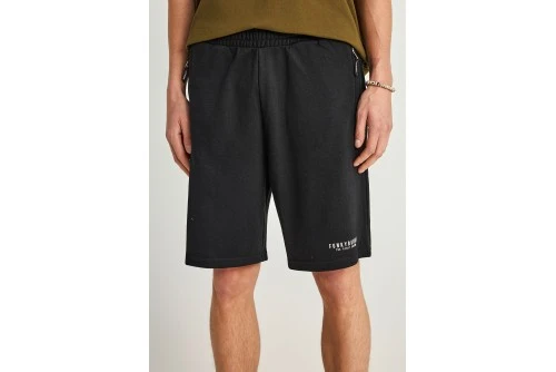 Funky Buddha Essential Βερμούδα Αθλητική Ανδρική (FBM013-050-03-BLACK)