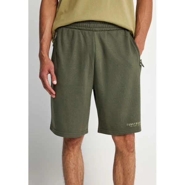Funky Buddha Essential Βερμούδα Αθλητική Ανδρική (FBM013-050-03-DEEP-FOREST)