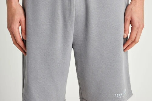 Funky Buddha Essential Βερμούδα Αθλητική Ανδρική (FBM013-050-03-STEEL-GREY)