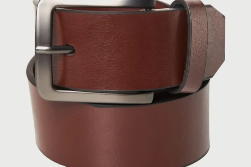 Funky Buddha Ζώνη Casual (FBM013-050-10-DK-BROWN)