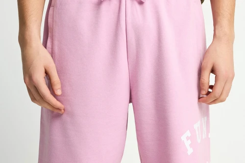 Funky Buddha Printed Logo Βερμούδα Αθλητική Ανδρική (FBM013-051-03-PINK-MIST)