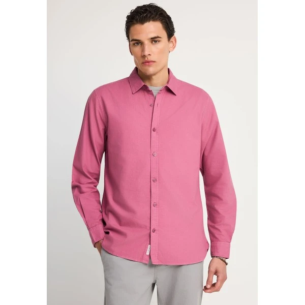 Funky Buddha Ανδρικό Πουκάμισο Basic (FBM013-051-05-MELLOW-MAUVE)