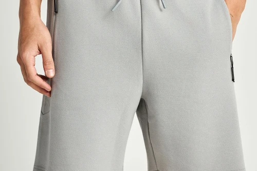 Funky Buddha Βερμούδα Αθλητική Ανδρική (FBM013-055-03-GREY)