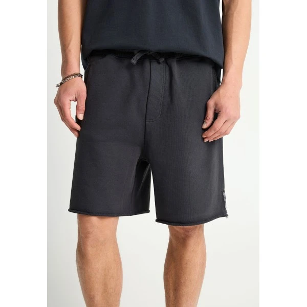 Funky Buddha Ανδρικό  Βερμούδα Φούτερ (FBM013-058-03-BLACK)