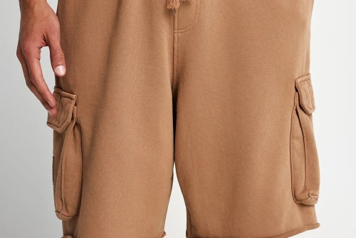 Funky Buddha Ανδρικό  Βερμούδα Φούτερ (FBM013-059-03-TOBACCO-BROWN)