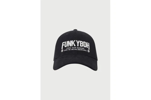 Funky Buddha Branded Print Καπέλο Classic (FBM013-068-10-BLACK)