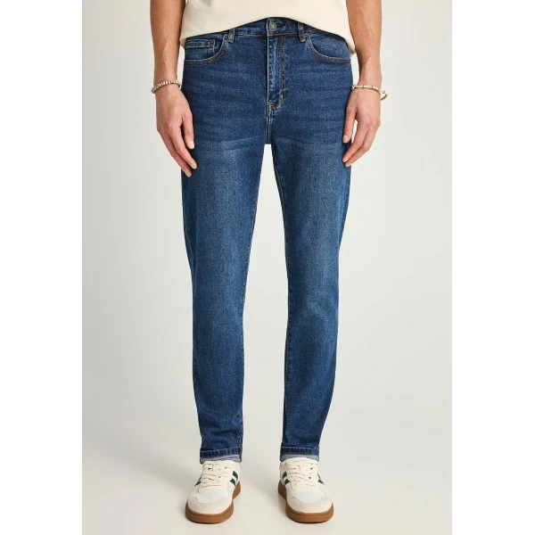 Funky Buddha Slim Tapered Fit Παντελόνι Τζιν Ανδρικό (FBM013-070-02-MD-BLUE)