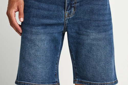 Funky Buddha Βερμούδα Τζιν Ανδρική (FBM013-070-03-MD-BLUE)