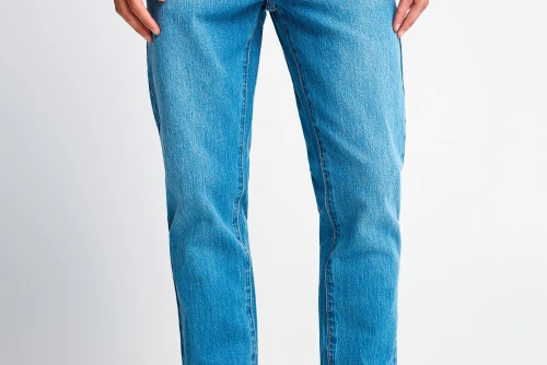 Funky Buddha Slim Tapered Παντελόνι Τζιν Ανδρικό (FBM013-071-02-MD-BLUE)