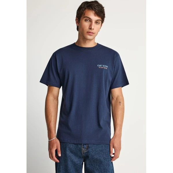 Funky Buddha Print On The Back T-Shirt Ανδρικό (FBM013-074-04-NAVY)