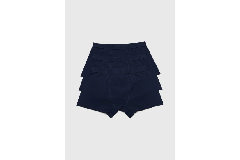 Funky Buddha Ανδρικά Εσώρουχα Boxer Μπλε Σκούρο 3 Τεμάχια
