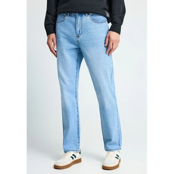 Funky Buddha Cotton Straight Fit Παντελόνι Τζιν Ανδρικό (FBM013-082-02-LT-BLUE)